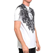 AFFLICTION CROSSED OVER T-SHIRT