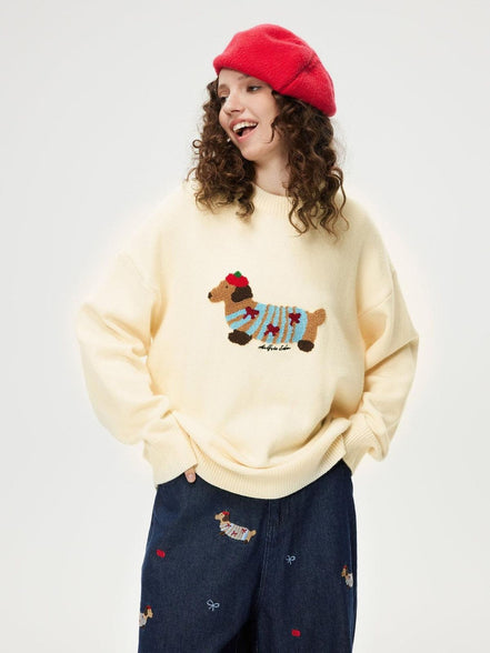Aelfric Eden Cartoon Dog CrewNeck