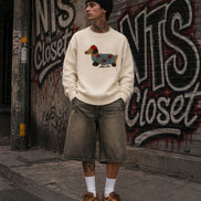 Aelfric Eden Cartoon Dog CrewNeck