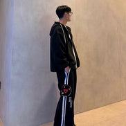Aelfric Eden Double Waist Stripe Baggy SweatPants