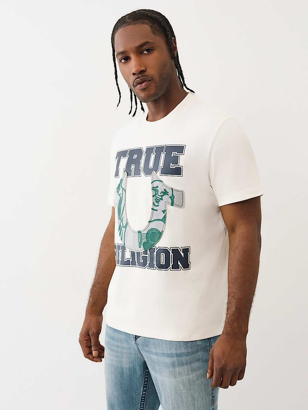 True Religion Terry Applique T-Shirt