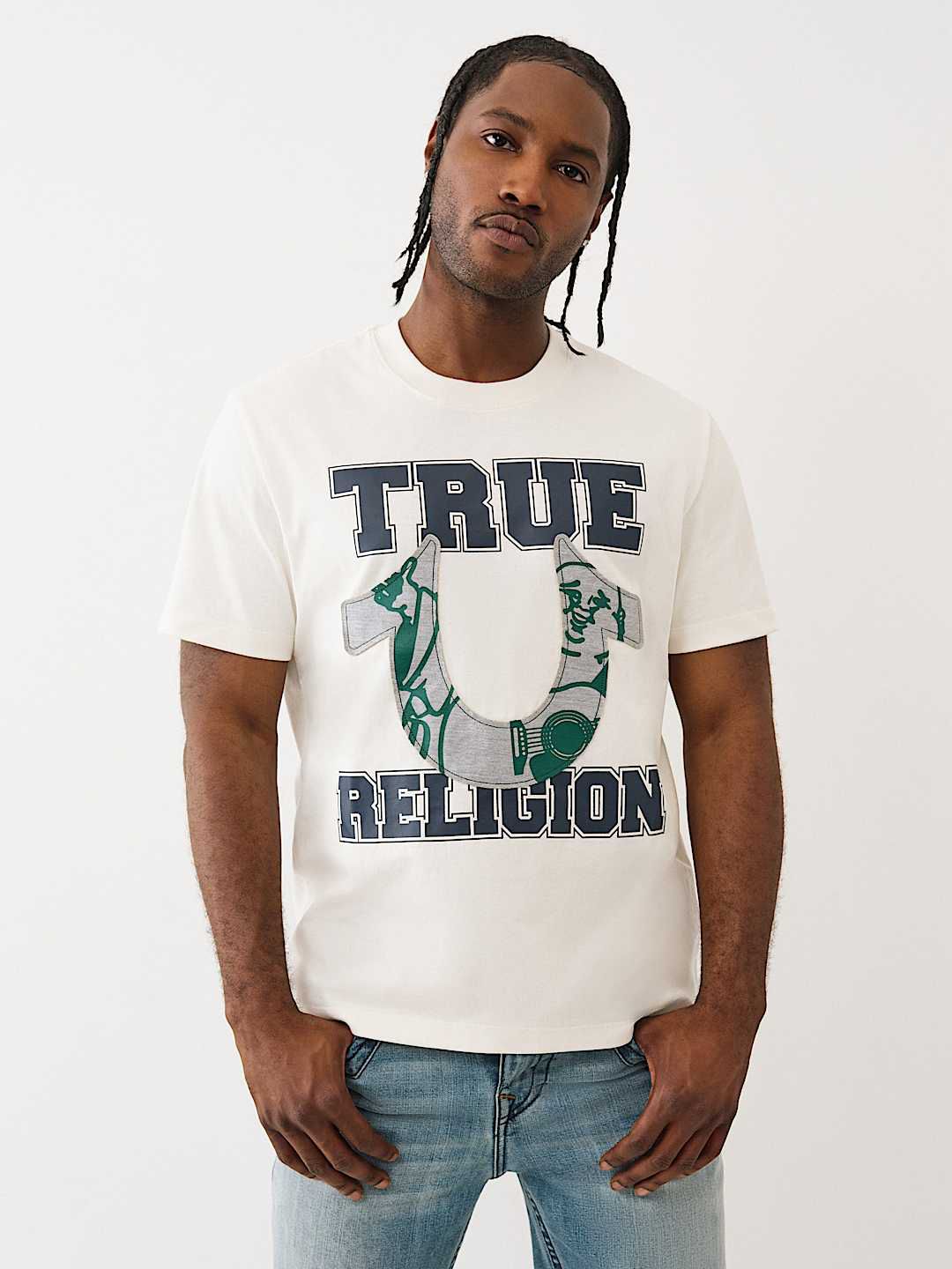 True Religion Terry Applique T-Shirt