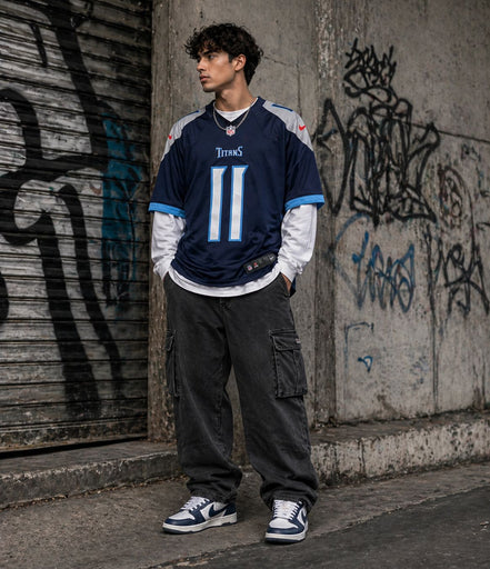 Nike NFL TITANS 11 "Brown" Boxy Fit Jersey