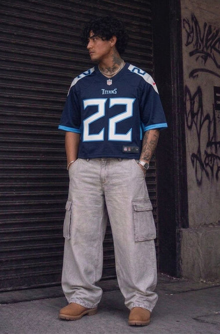Nike NFL Tennessee TITANS  Derrick Henrry Boxy Fit Jersey