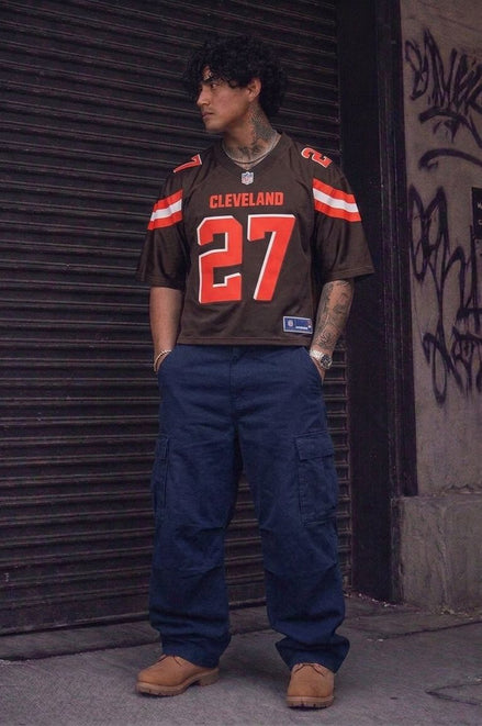 NFL Cleveland Browns Karen Hunt Boxy Fit Jersey
