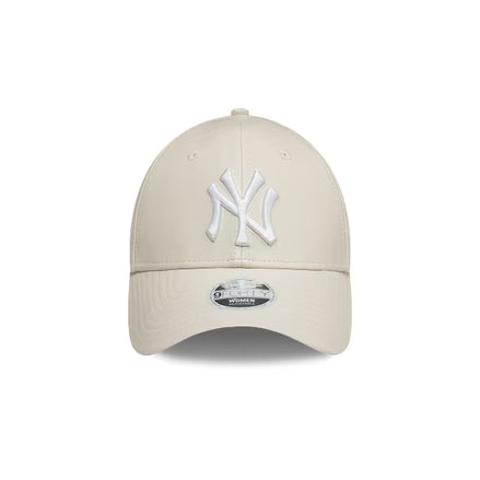 New York Yankees Crinkled Pu Cream 9FORTY Cap