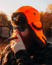 Blaze Orange Trapper Hat
