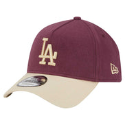 Los Angeles Dodgers New Era Maroon Moleskin Crown A-Frame