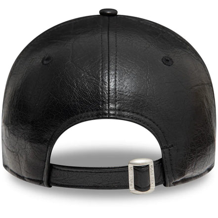 New York Yankees Crinkled Pu 9FORTY Cap ( Black )